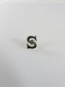 Letter S Ring Insert for Signet Monogram Rings Hardstone Ring Letter S 8.22mm