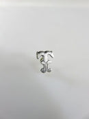 Letter T Ring Insert for Signet Monogram Rings Hardstone Ring Letter T 8.02mm