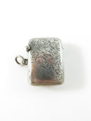 Lovely 1900 Foilate Match Safe Vesta Joseph Gloster UK Sterling Pocket Watch FOB