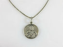 800 Silver Jesus Pendant 13 1/2" 925 Cable Chain Gori & Zucchi Italy