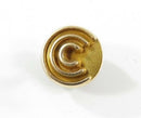 Vintage 10K Gold “CCC Triple C” Logo Screw-Back Pin Device, 1.9g