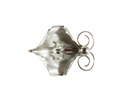 Bond Boyd Brushed & Polished Sterling Silver Orchid Brooch 2 1/8" x 1 1/2"