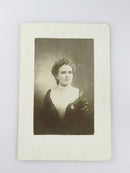 Unnamed Sitter Almost Smiling Woman Nurse Watch Bennie Smith Newark Antique Photo