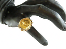 14K Gold Coin Ring OOAK Prussia Friedrich III 1888 O 10 Mark Gold Coin Ring