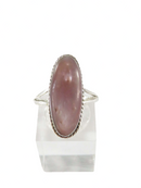 925 Sterling Polished Shell Fashion Finger Ring Signed ARC Mexico Sz 8