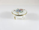 Vintage Fine Porcelain Round Breakfast Table Miniature Made in France