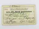 Arkansas-Missouri Band Association Campbell MO Lloyd P Oliver Membership Card