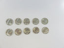 Lot of 10 US Roosevelt Silver Dimes 90% Silver 1946 90% Coins 90% Collection