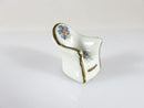 Vintage Fine Porcelain Low Back Sitting Chair Miniature Made in France