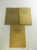 Little Blue Books Collection: Who, When, Where and What?; The Finest Story in the World; Best Wit of the English People Paperbacks