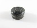 Antique Miniature Powder Box with Original Puff Victorian Sterling Silver