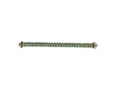 Beautiful 83 Pearl 52 Turquoise 7" TL Bracelet 14K Yellow Gold Setting 33.4 Gram