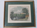 1855 Trinity College, Hartford Connecticut Hand Colored Woodblock Engraving