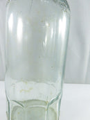 Schmidt Bottling Co Hanover PA Vintage Clear Glass Soda Bottle Crown Top 10 Panel Base D.O.C. 1112 Registered 9 5/8 Inch