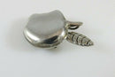 Taxco Apple Pendant Brooch 925 Sterling Silver Unique School Teacher Jewelry
