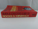 Spine view of the red paperback showing the title Simon & Schuster's Guide to Rocks & Minerals.