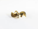 Vintage Mid Century A&Z Gold Filled Ribbon Form Watch Brooch