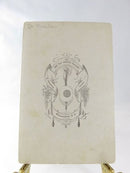 Rev F.w.e. Peschau Cabinet Card Portrait By The Van Orsdell Gallery Wilmington N