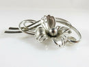 Vintage Forstner Sterling Silver Modernist Mid Century Flower Brooch