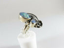 Lovely Opal Doublet Sterling Silver Native American Style Statement Ring Sz 7.25