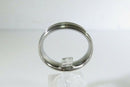 Nice Looking Forge Titanium Brushed/polished/Brushed Metal Band 11.75