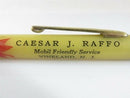 Vintage Mobil Oil Pegasus Gas Station Mech Pencil Caesar J Raffo Vinland NJ