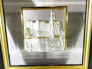 Vintage Hand Crafted by SAAD 3D Sterling Silver & Crystal Plaque Made In Israel