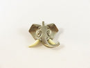 Vintage Elephant Head Pendant, Southwestern Style, 1970s, Unique Design