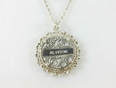 Sterling Silver Coin Alyison Vanity Name Pendant CUNO with Sterling Chain