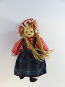 Vintage Farmer Girl Porcelain Head Sand Filled Body?