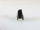 Antique 900 Silver Charm China Export Rikshaw Taxi Charm, Rickshaw Cab