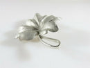 Curtis Creations Brushed & Polished Sterling Silver Leaf Brooch