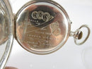 c1910 Georges Favre Jacot 875 Silver Milan 1906 Levees Visibles Double Plateau B