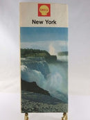 1966 Shell NY State New York Metro Road Map R.R. Donnelley & Sons Co Map Art