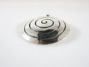 Carmen Beckmann Mexico Sterling Modernist Brooch in a Spiral Design