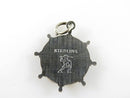 Vintage Sterling Silver Niagara Falls Ships Wheel Travel Charm Pendant