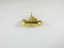 14K Gold Chinese Style Sail Boat Pendant Charm