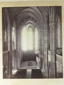 Interior St Elizabeth Church Basel, Switzerland c1869 Photograph Adolphe Braun