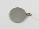 Vintage Sagittarius Brushed & Cut Sterling Silver Coin Charm