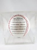 1996 Orel Hershiser Commemorative American League Baseball Fotoball