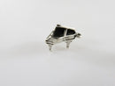 Vintage 3D Sterling Silver Baby Grand Piano Charm Pendant