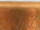 Vintage Copper Serving Tray Walter Reed General Hospital Arts & Craft Style