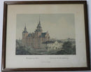 Rosenborg Slot Chateau du Rosenbourg Color Lithograph I W Tegner & Kittendorff