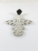 Taxco Mexico 925 Sterling Silver Large Articulated Gothic Christian Cross