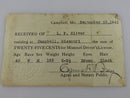 Sept 20 1941 State of Missouri Driver's License for L.P. Oliver Campbell MO