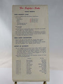 1963 Louisiana Picturesque, Tranquil, Modern, Dept of Highways Original Map Art