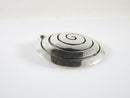 Carmen Beckmann Mexico Sterling Modernist Brooch in a Spiral Design