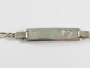 Vintage 5 1/4" Childs Petite Vanity Plate Love Token Bracelet