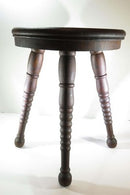 Antique Wood Foot Rest Antique Solid Wood Stool Rest Circa 1880's 14" High