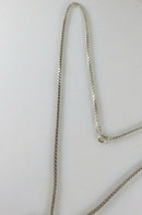 Vintage Beaded Cross 3" x 2" with 24" Box Chain House of Bangles Sterling